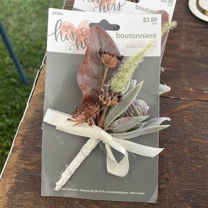 His & Hers Boutonnières